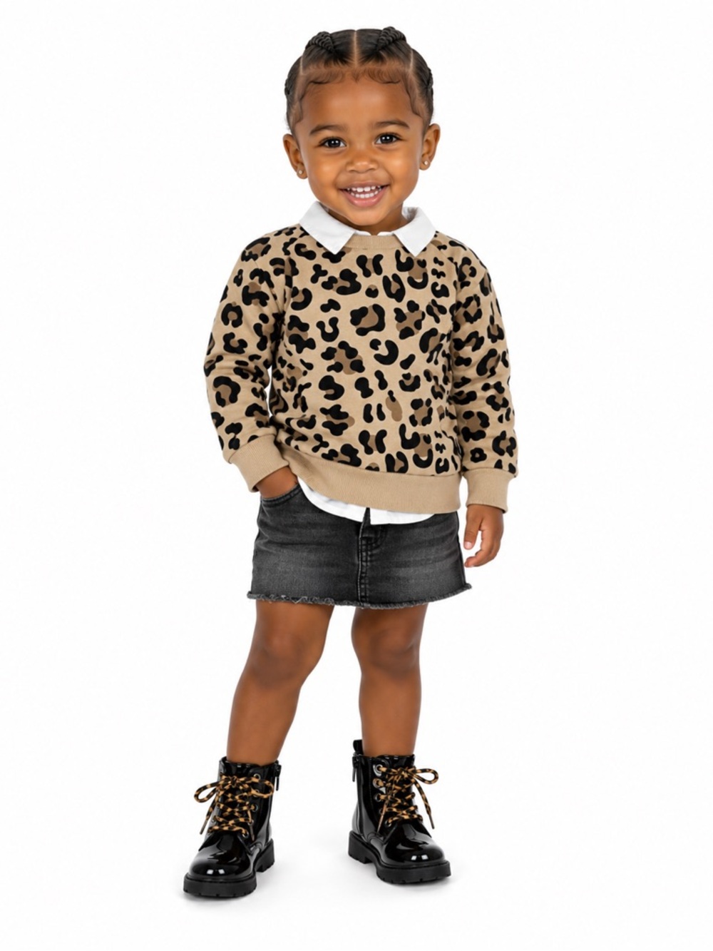 Leopard print top